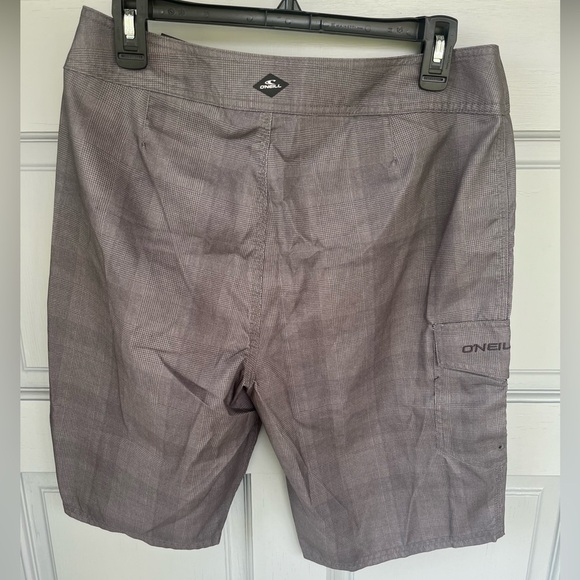 O’Neill NEW 10” Inseam Santa Cruz Board Shorts, Grey Swimwear, Men’s Size 31 - Picture 6 of 6
